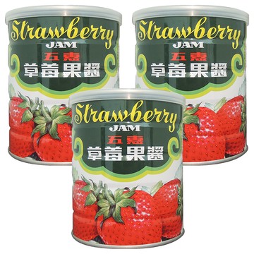 五惠 草莓果醬  900g  3罐