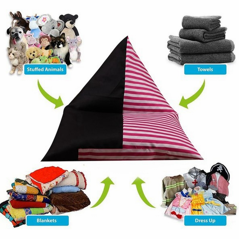 子供のための動物のぬいぐるみ収納袋のぬいぐるみオーガナイザーred Stripe 通販 Lineポイント最大0 5 Get Lineショッピング