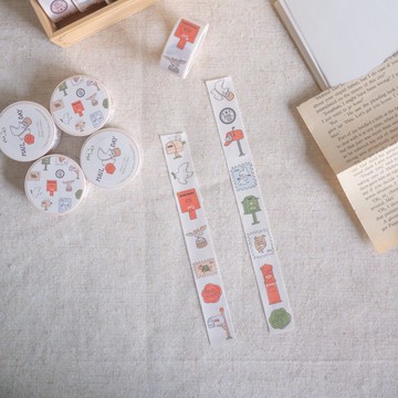 郵寄日及紙膠帶