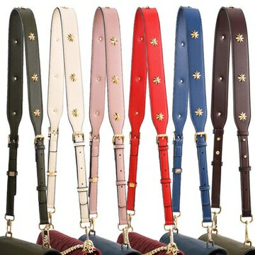 皮革肩背帶-星星鉚釘可調節包包背帶15色73ve29【獨家進口】【米蘭精品】