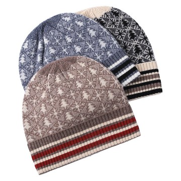 【米蘭精品】現貨+預購 頂級100%羊毛帽針織帽秋冬季加絨厚磅保暖帽冷帽休閒配件-戶外加厚保暖男女帽子74mi95