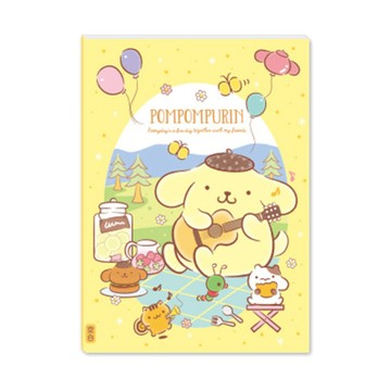 三麗鷗 25K 空白定頁筆記本