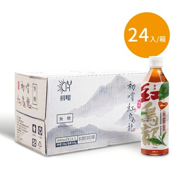 【初嚐】紅烏龍茶 490ml-24入/1箱