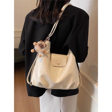 高級感復古大容量包包女2025新款秋冬季通勤雙肩后背包單肩托特包