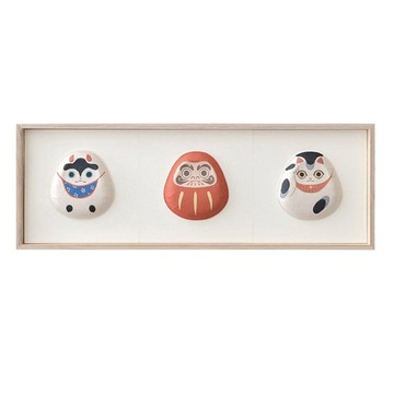 【新年送禮】招財貓&達摩不倒翁&犬張子緣起招福和紙掛飾