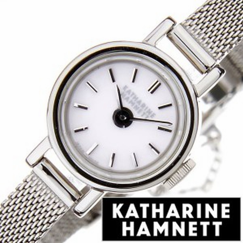 キャサリンハムネット 腕時計 Katharinehamnett 時計 キャサリン ハムネット 時計 スモール ラウンド Small Round レディース ホワイト K 通販 Lineポイント最大1 0 Get Lineショッピング