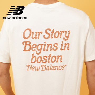 [New Balance]SDS短袖上衣_男性_米杏色_AMT53313CIC