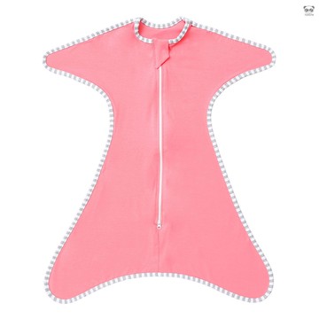 Insular SU3010 嬰兒防驚跳襁褓巾 寶寶透氣純棉彈力襁褓包巾 睡袋 適齡0-9個月 紅色