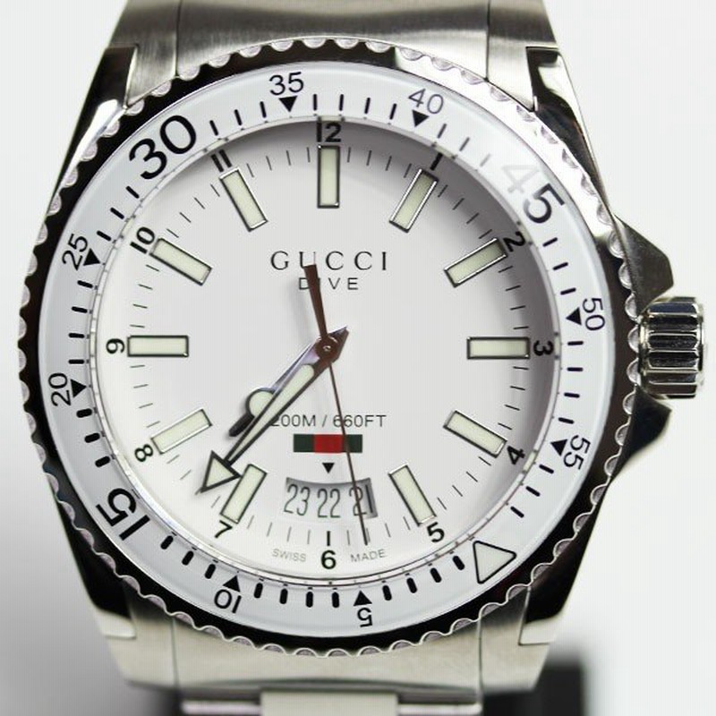 毎週更新 新品未使用 GUCCI メンズ YA136206 ダイブ 腕時計 ブラック