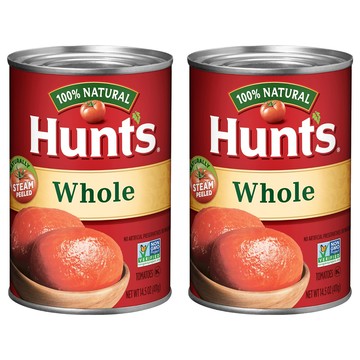 Hunt's 整粒蕃茄罐頭 可做清湯、燉煮 猶太潔淨食  411g  2罐