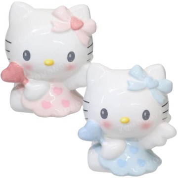 小禮堂 Sanrio 三麗鷗 Hello Kitty 陶瓷造型存錢筒 (天使款)