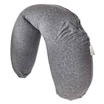 doomoo 有機棉舒眠月亮枕  尺寸: 外長 180cm  顏色: 煤灰