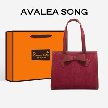 紅色新娘包結婚包包2025新款蝴蝶結托特包女大容量單肩大包伴娘包