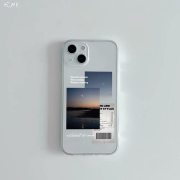 保護殼 簡約海邊夕陽蘋果16/15/14/11/12promax手機殼iPhone13軟8plus男xr/xs女7殼