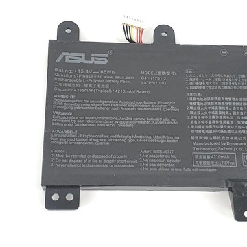 ASUS C41N1731 電池 ROG Strix G17 G531 G531GD G531GU G531GV G531GW G712LWS G731 G731GU G731GV G731GW GL704 GL704GM GL704GV GL704GW Strix SCAR 15 G532 G532LV G532LWS Strix SCAR 17 G732 G732L G732LV G732LWS G732LXS