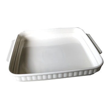 正角耐熱烤皿  1個  白色