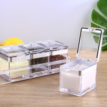 調料盒調味罐廚房鹽糖調料盒佐料瓶套裝家用鹽罐調料罐