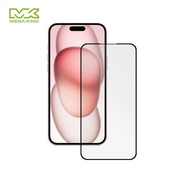 MEGA KING 磨砂滿版玻璃貼 iPhone15 Plus 6.7吋