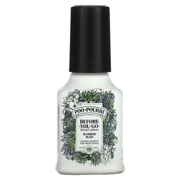 Poo-Pourri, Before-You-Go® 如廁除臭噴霧，竹林雨香，2 液體盎司（59 毫升）