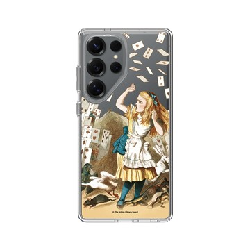 Galaxy S25 Ultra Clear 透明 - The British Library - 愛麗絲和跳舞的卡片