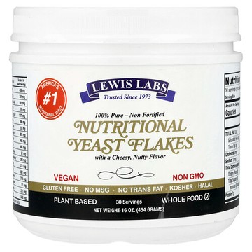 Lewis Labs, 營養酵母片，16 盎司（454 克）