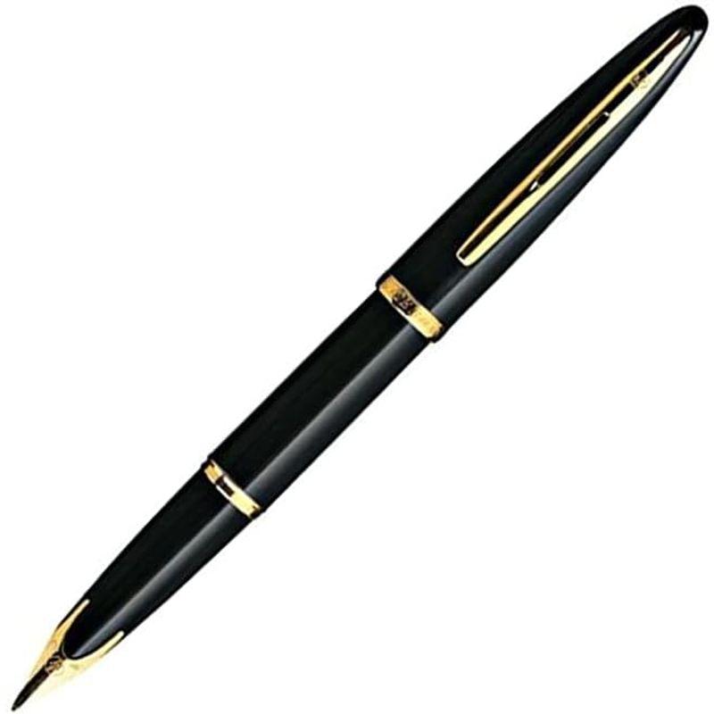 WATERMAN ウォーターマン 万年筆 カレン ブラックシーGT 18K 両用式 F