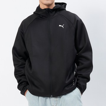 Puma 訓練系列 Cloudspun TechLBL 男款 黑色 運動 休閒 連帽 歐規 外套 52569801