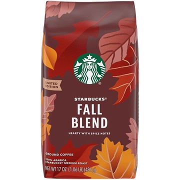 Starbucks Ground Coffee Fall Blend 17 oz