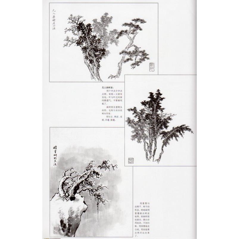 中国山水画課徒教程　中国絵画 中国山水画#35838;徒教程