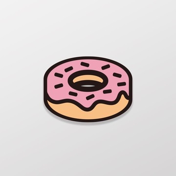 Donut/車貼、軟磁 SunBrother孫氏兄弟 3M 反光貼紙 防水貼紙 車貼貼紙 軟性磁貼