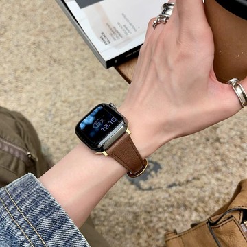 小衆皮質夏天錶帶 適用於 Apple watch 蘋果 10 9 8 7 6 SE iWatch 錶帶