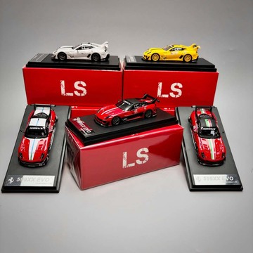 LS MODEL 1/64 Ferrari 599XX EVO 合金版本 經典賽道塗裝