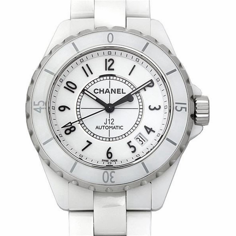お買得 メンズ 新品 H0970 白セラミック J12 シャネル 60回払いまで無金利 メンズ腕時計 Www Homerenovationwi Com