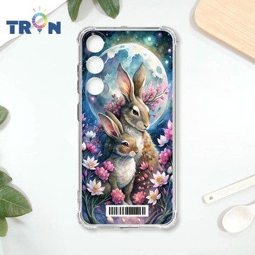 TRON 三星 A35 月球上的兔子 四角防摔載具殼 軟殼 手機殼