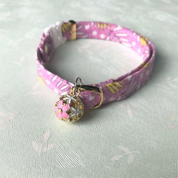 寵物舒適安全項圈 安全扣項圈(貓項圈/狗項圈)--紫芭娜娜