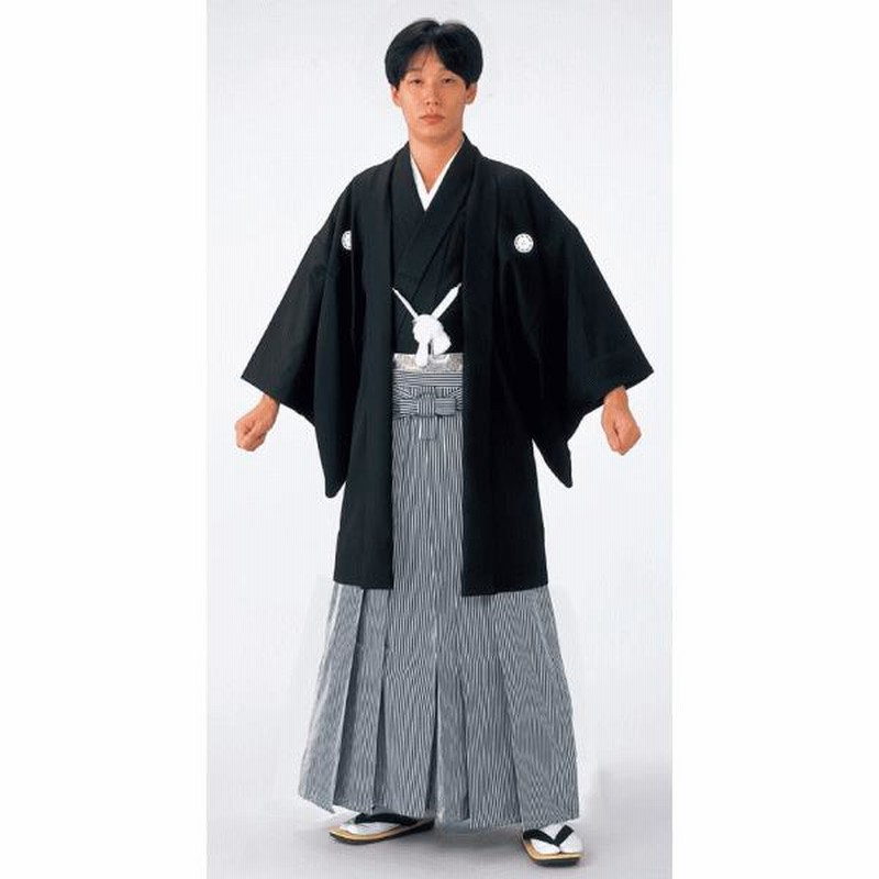 袴 はかま 「縞袴」馬乗り仕立 M寸 き184美25282
