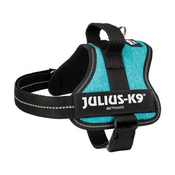 Trixie 寵物用品 馬鞍型彈力胸背帶-海洋藍 2XL/3: 82-116 cm (TX150612)