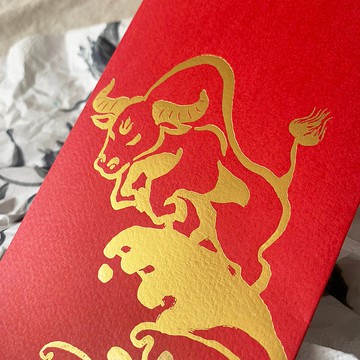 紅包袋 / 乘牛破浪 / 中款 -三入