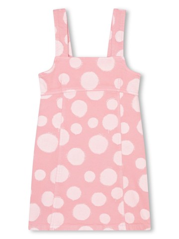 Marc Jacobs Kids - polka-dot print cotton dress - kids - Cotton/Elastane - 5 - Pink
