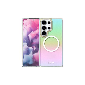 LAUT Galaxy S25 Ultra 磁吸炫彩保護殼-彩透白