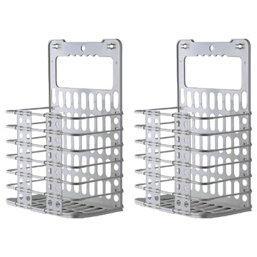 Ho覓好物 掛壁飾折疊收納籃  29 x 19 x 46.2cm  灰色  2個