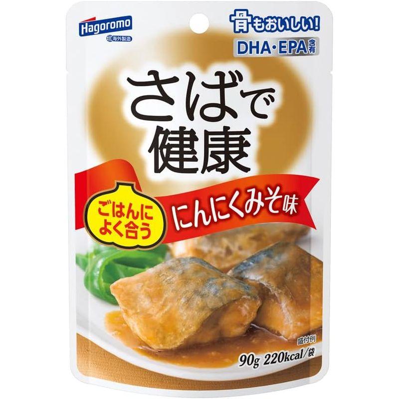 はごろもフーズ さばで健康にんにくみそ味パウチ 90g×6個