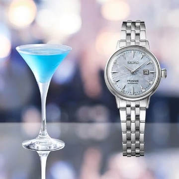 SEIKO 精工錶 Presage 2R05-00A0B(SRE007J1) Cocktail Time Sky Diving優雅低奢女仕機械時尚腕錶 30.5mm_SK037