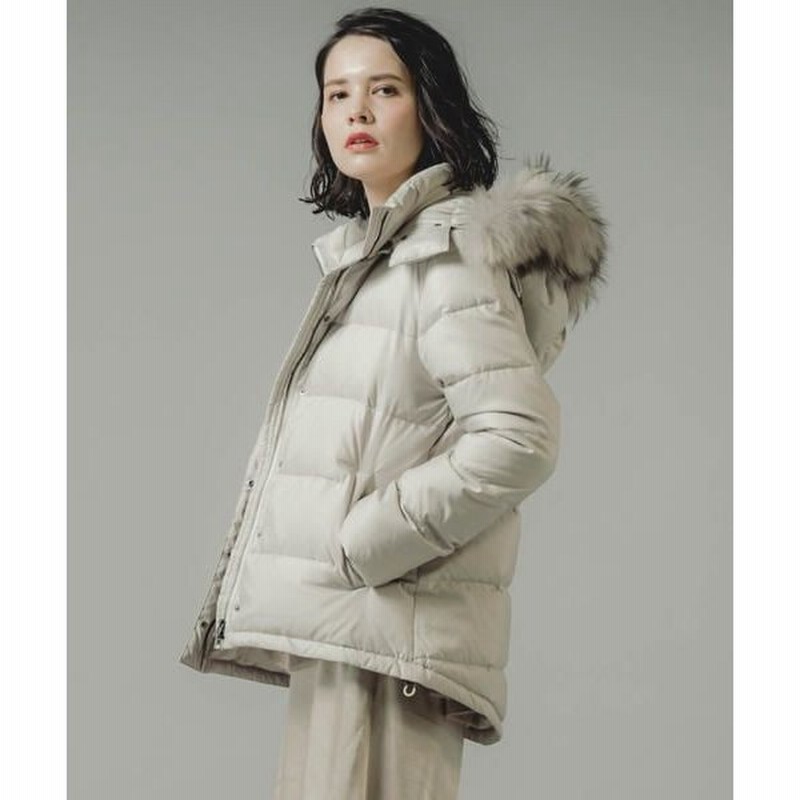 Mayson Grey メイソングレイ フードファーショートダウン 通販 Lineポイント最大0 5 Get Lineショッピング