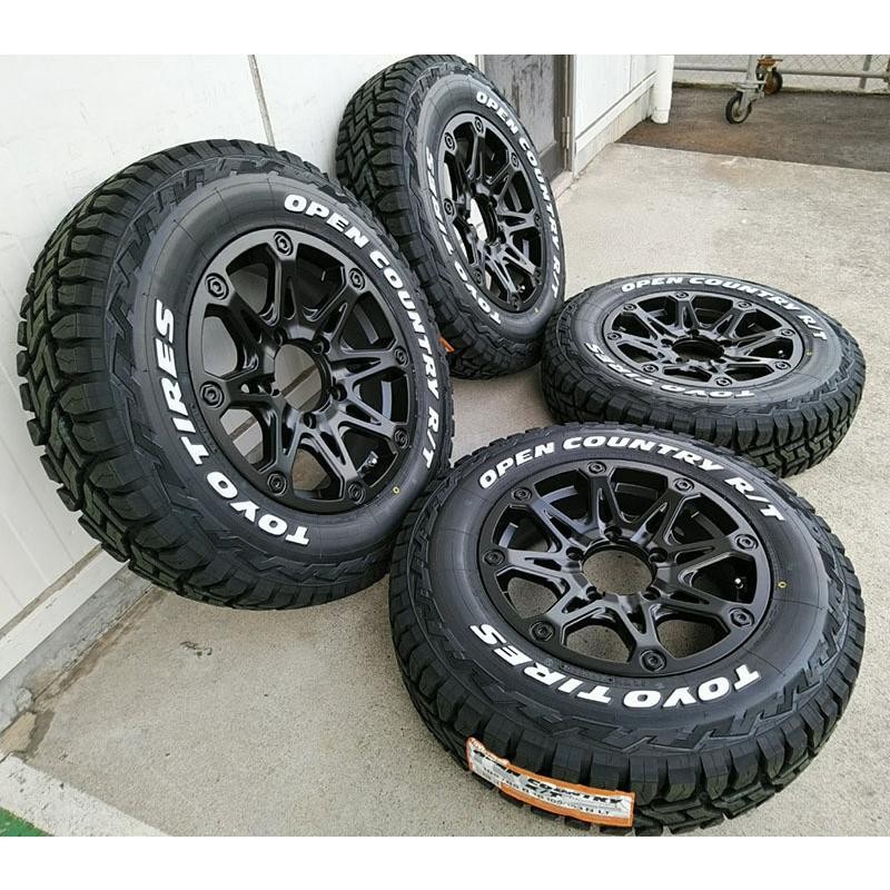 即納ok!! Bounty Collection BDX08 ジムニー トーヨー オープンカントリー R/T 185/85R16 タイヤホイールセット 16インチ ホワイトレタ