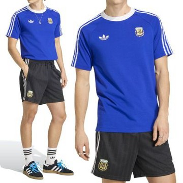 Adidas AFA OG Tee Aop 男款 藍色 世界盃 阿根廷 上衣 棉質 世足 印花 針織 短袖 JZ6307