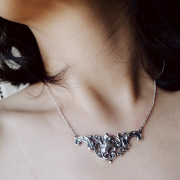 Madam Kate 手工銀飾訂製----我從法國來系列-海呀/項鍊