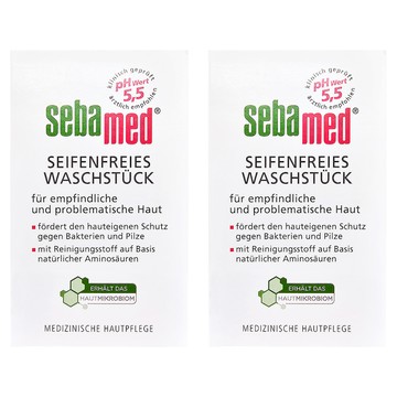 sebamed 施巴 PH5.5 潔膚皂 適合敏感和問題肌膚 不含皂鹼 溫和清潔  150g  2盒