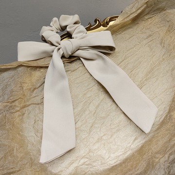 飄帶發圈女扎頭發的絲帶發帶法式年新款頭繩馬尾超仙發繩頭飾