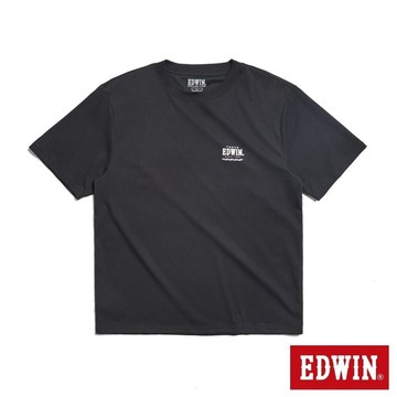 EDWIN 男裝 COOL FLEX 簡單數學短袖T恤 (黑色)